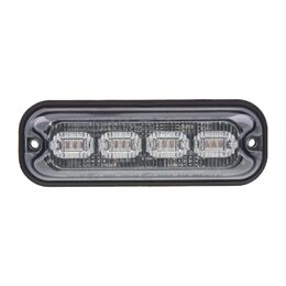 PREDATOR 4x4W LED, 12-24V, červený, ECE R10