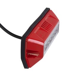 PREDATOR oranžový 6x2W + pracovní světlo, 12-24V, červený, ECE R65