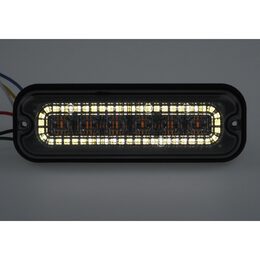 Přední bílé obrysové LED světlo s výstražným oranžovým světlem, 12-24V, ECE R65