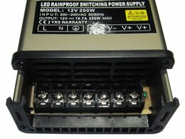 Průmyslový zdroj/měnič napětí 230V/12V 200W , krytí IP40