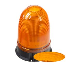 x LED maják, 12-24V, oranžový, 80x SMD5050, ECE R10