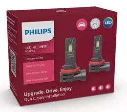 LED autožárovky H11, 12V, 20W PHILIPS Ultinon Access 2500 - 2ks