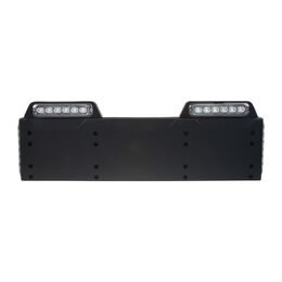 4x PREDATOR 6x4W LED pod SPZ, 12-24V, modrý, ECE R65