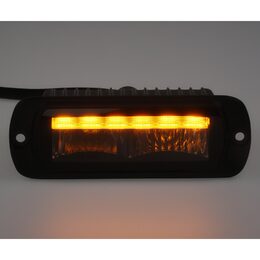 LED světlo obdélníkové s oranžovým výstražným světlem, ECE R10, R65