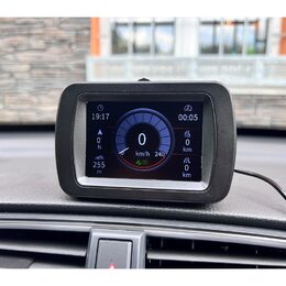 Palubní DISPLEJ 3,5" LCD, GPS měřič rychlosti s vestavěným víceosým gyroskopem