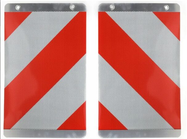 Výstražná cedule na sklápěcí čelo 40 x 25 cm - 2ks