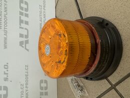 LED maják, 12-24V, 24x LED oranžový, pevná montáž, ECE R65 R10