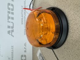 LED maják, 12-24V, 36x LED oranžový, pevná montáž, ECE R65 R10 - 136x73mm