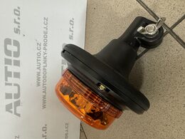 LED maják, 12-24V, 12x LED oranžový, na držák, ECE R65 R10