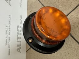LED maják, 12-24V, 12x LED oranžový, na držák, ECE R65 R10