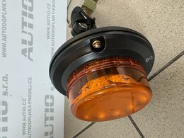LED maják, 12-24V, 12x LED oranžový, na držák, ECE R65 R10
