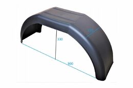 Blatník plastový 13" kola BP-12, 800 x 330 x 210 mm, SPP