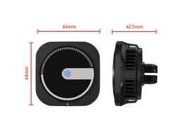 Magnetický držák s Qi dobíjením s aktivním chlazením do mřížky ventilace (MagSafe compatib