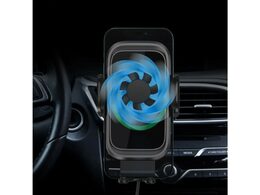 Držák s Qi dobíjením, motoricky ovládaný s chlazením, 2 typy uchycení v ceně