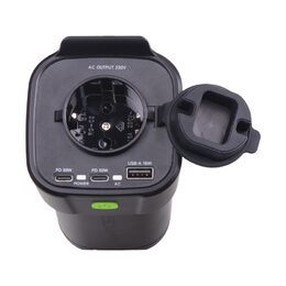 Interiérový měnič napětí z 12/230V/USB 150W do držáku nápojů