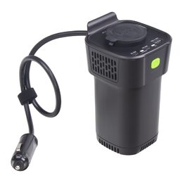 Interiérový měnič napětí z 12/230V/USB 150W do držáku nápojů