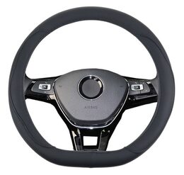 Potah volantu sportovní tvar D UNI 37-39cm - černý