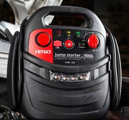 Startovací zdroj s kompresorem 4v1, 17000 mAh/900A 12V