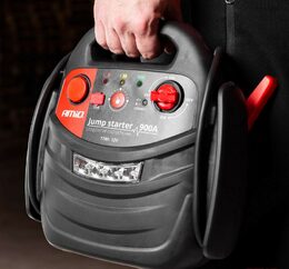 Startovací zdroj s kompresorem 4v1, 17000 mAh/900A 12V