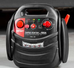 Startovací zdroj s kompresorem 4v1, 17000 mAh/900A 12V