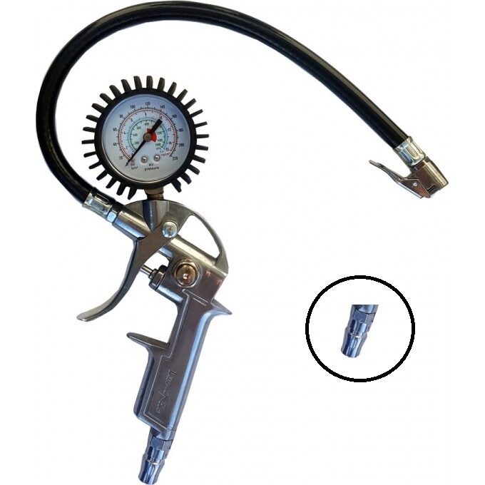 Tlaková pistole s manometrem 0-16bar
