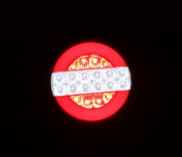 LED lampa zadní sdružená, 12-24V, ECE, o122mm