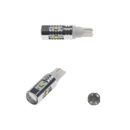 CREE LED T10 12-24V, 25W (5x5W) bílá