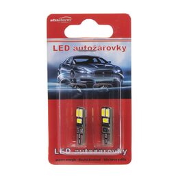 LED žárovka 12V s paticí T10, bílá 6LED/5730SMD