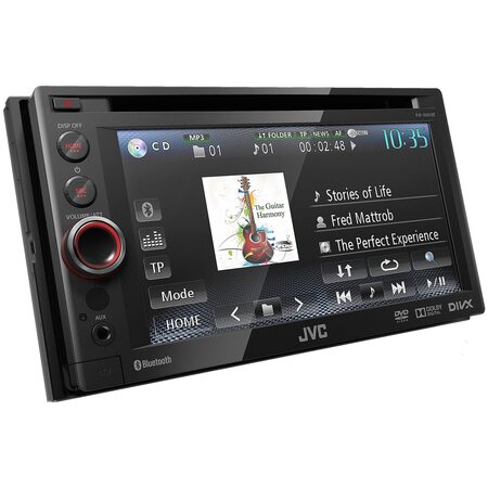 JVC 2DIN autorádio CD/DVD/USB/AUX,Bluetooth s odnímatelným panelem