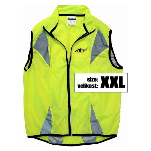 Reflexní vesta XXL žlutá S.O.R.