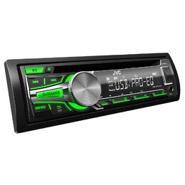 JVC autorádio s CD, MP3, USB,zeleně podsvícená tlačítka
