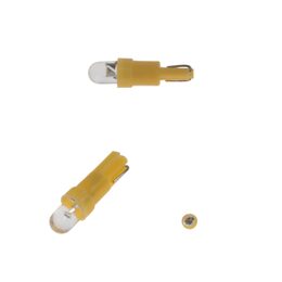 LED T5 žlutá, 12V, 1LED