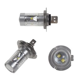 CREE LED H7 12-24V, 30W (6x5W) bílá