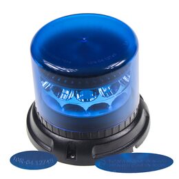 PROFI zábleskový LED maják, 12-24V, modrý, ECE R65