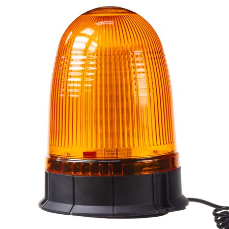 x LED maják, 12-24V, oranžový magnet, 80x SMD5050, ECE R10