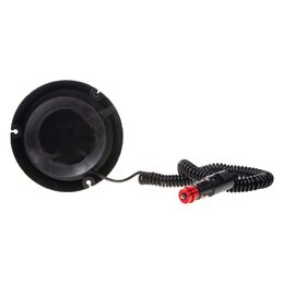 x LED maják, 12-24V, oranžový magnet, 80x SMD5050, ECE R10