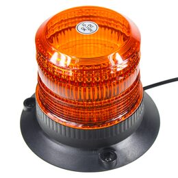 x Zábleskový maják, 12-24V, oranžový, magnet