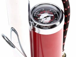 Hustilka ruční s manometrem Heyner