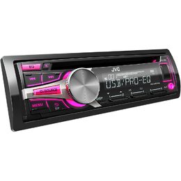 JVC autorádio s CD, MP3, USB,multicolor podsvícení