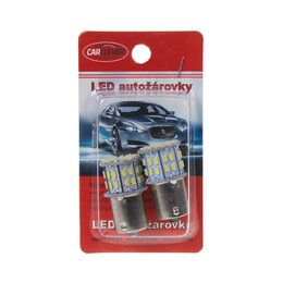 LED BA15s bílá, 12V, 50LED/3014SMD