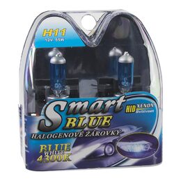 Halogen. žárovka 12V s paticí H11, Blue white 4300K