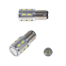 BAY15D bílá, 12SMD Samsung + 3W Osram 10-30V95C-BA