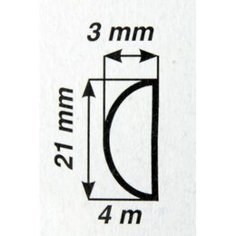 SAMOLEPÍCÍ ozdobná lišta 4M 21x3mm