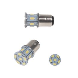 LED BAY15d (dvouvlákno) bílá, 24V, 13LED/5730SMD
