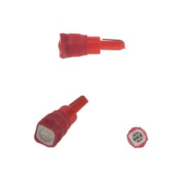 LED T5 červená, 12V, 1LED/3SMD