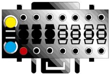 Kabel pro KENWOOD/JVC 16-pin / ISO