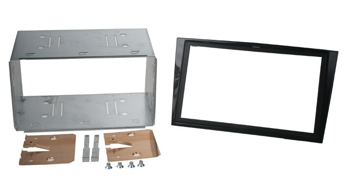 2DIN redukce pro Opel Corsa 06-2011 lesklá černá