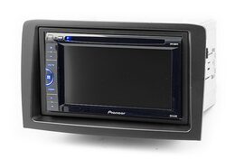 2DIN redukce pro Fiat Idea 2003-, Lancia Musa - černý