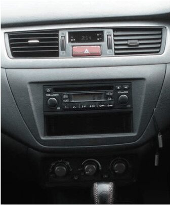 2DIN redukce pro Mitsubishi Lancer 08/2003-08