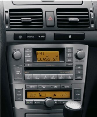 2DIN redukce pro Toyota Avensis 2003-2009